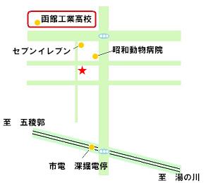 株式会社マネジメントサポート　菊池喜久　税理士事務所・行政書士事務所　略地図